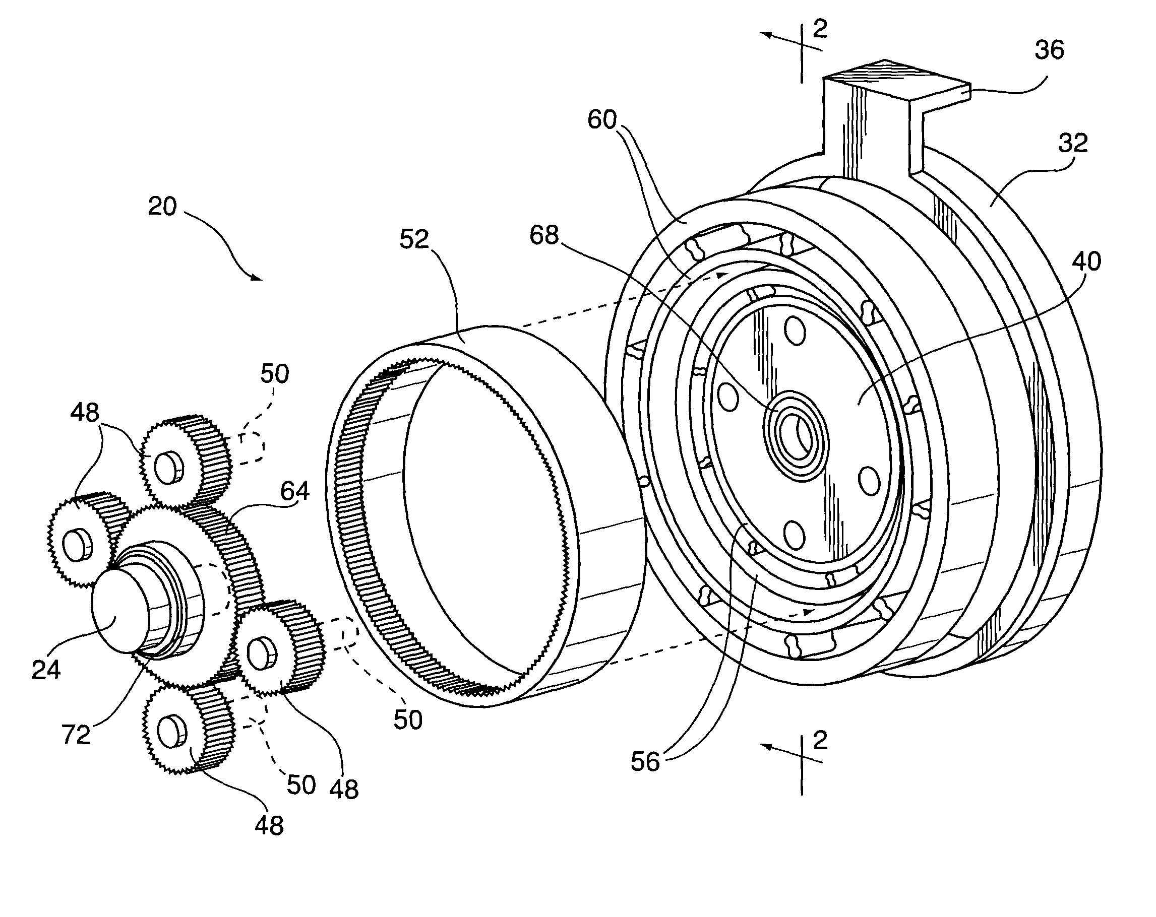 Auto-Selecting Two-Ratio Transmission