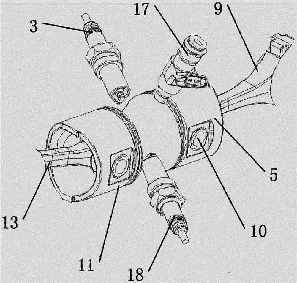 Opposite-piston, two-stroke and variable-compression-ratio type gasoline engine