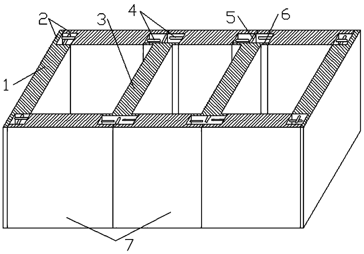 Assembly type pressure-resistant septic tank and assembly method thereof