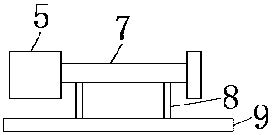 Improved civil defense door leaf sealing beam sleeve pipe and extension shaft structure