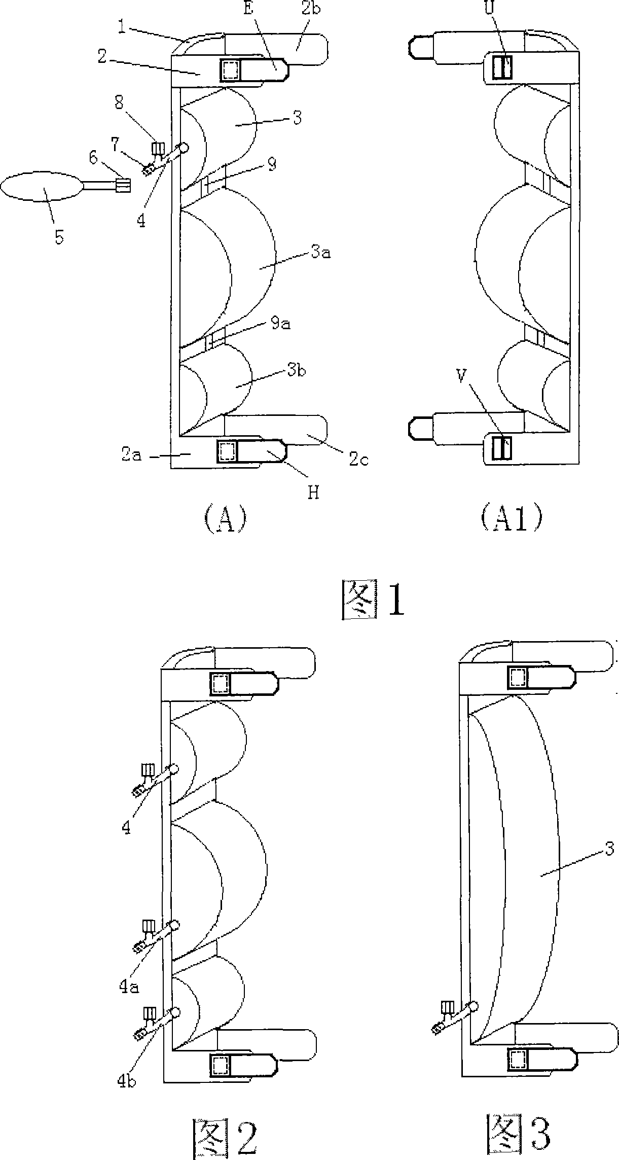 Air pressure extremity correcting board