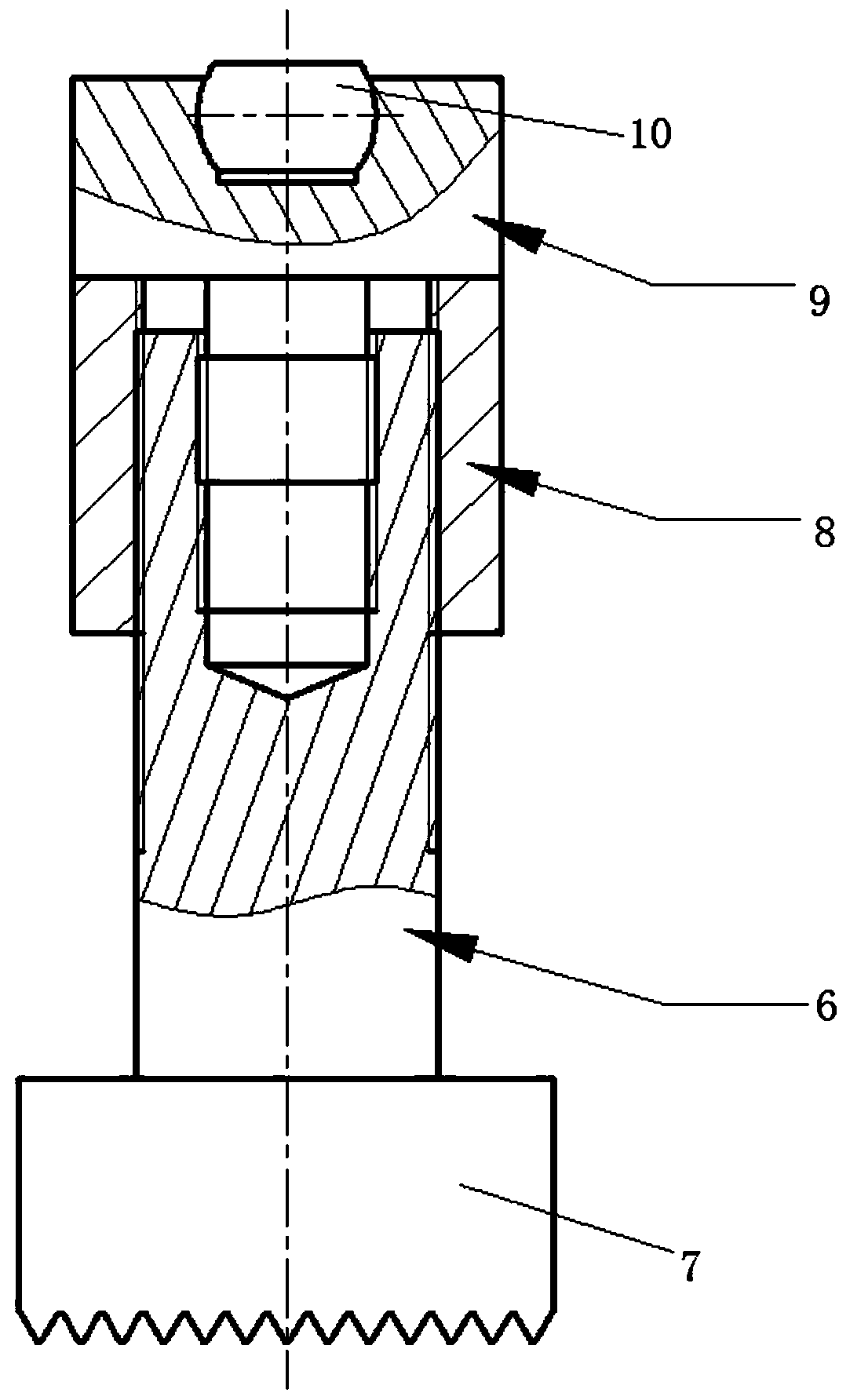 Three-jaw chuck with adjustable auxiliary supporting structure and using method for three-jaw chuck