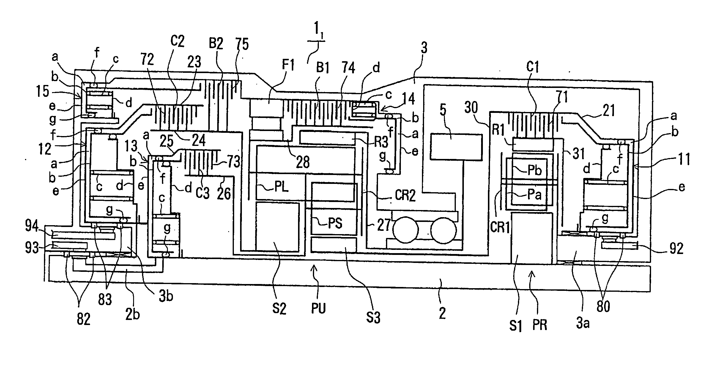 Automatic speed changer