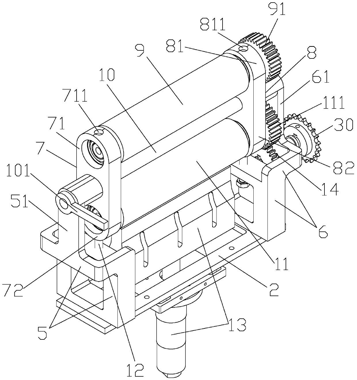 Convertible welding and slicing combined processing system for flat and folding masks