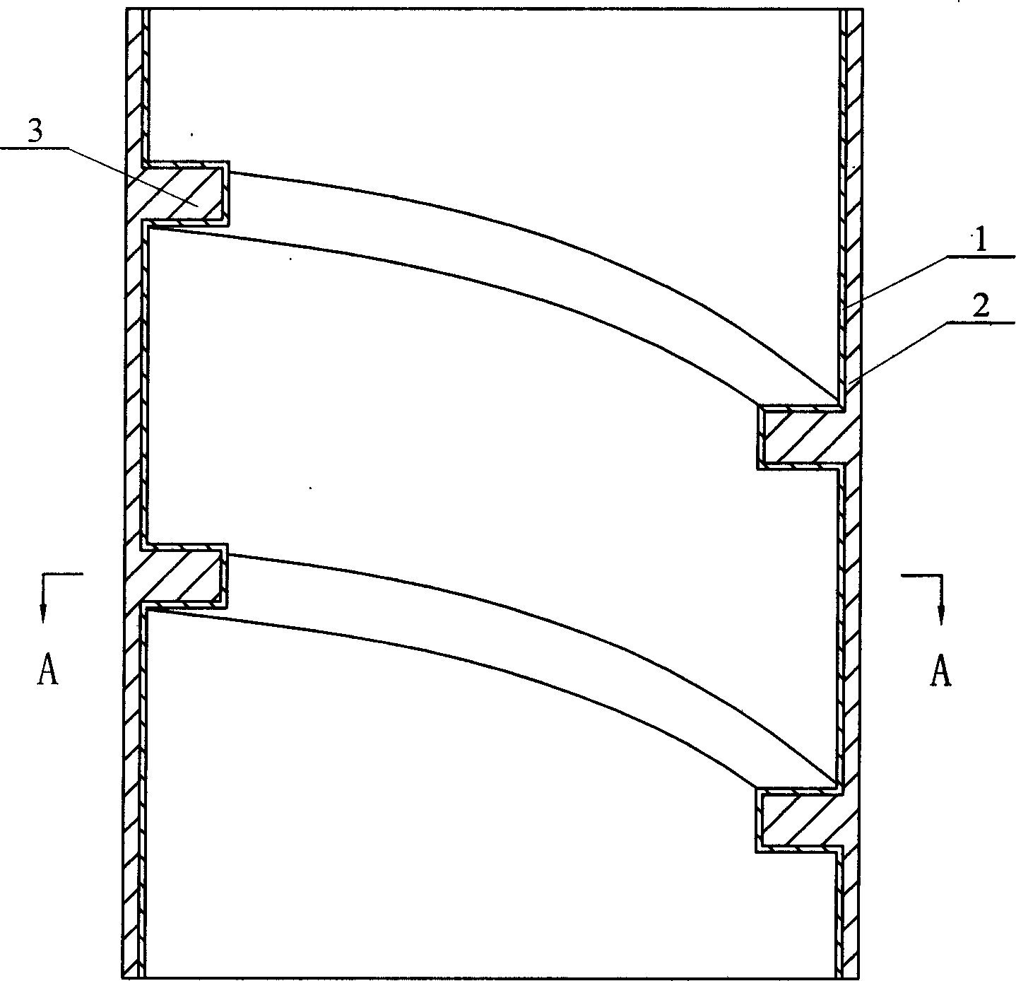 Fiber reinforced plastic cylinder with interior spiral reinforcing bar and method for manufacturing the same