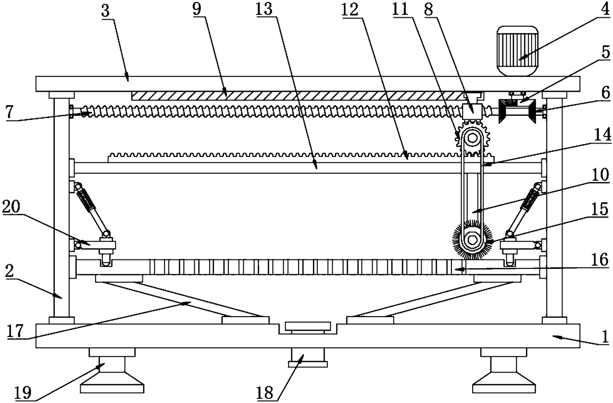 Building steel plate derusting device