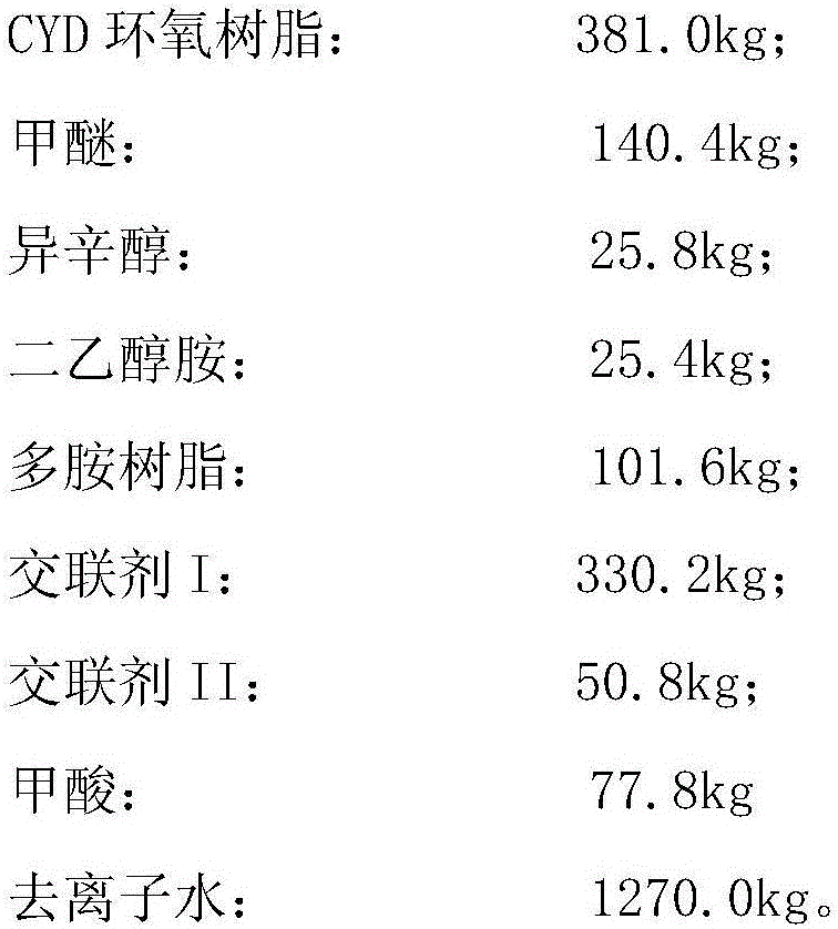 Negative waterborne coating emulsion and production process thereof