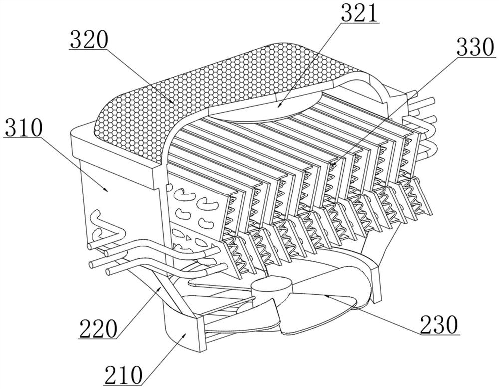 Commercial sauna room water vapor separation equipment