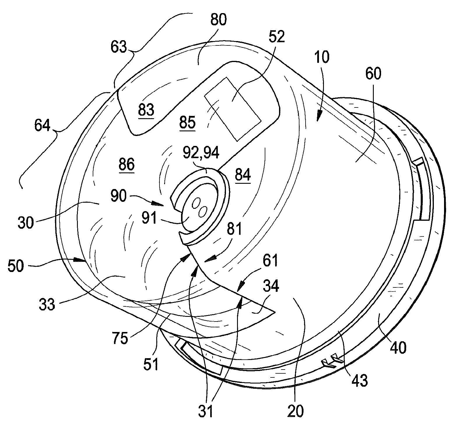 Meter cover molding and method