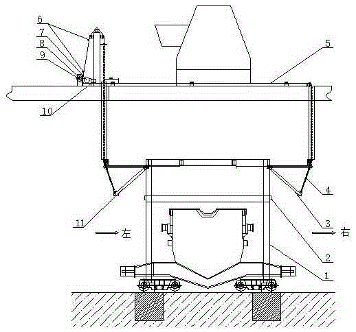 The method of retracting and retracting the high temperature dust collection baffle