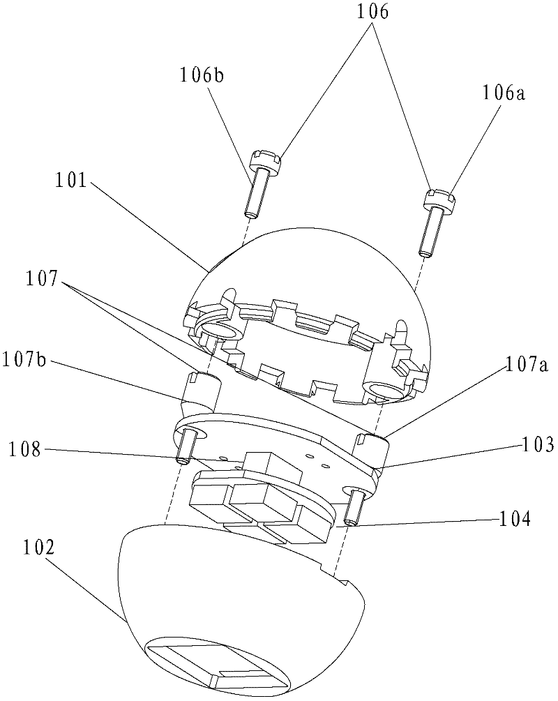 LED (Light-Emitting Diode) display device capable of realizing irregular installation