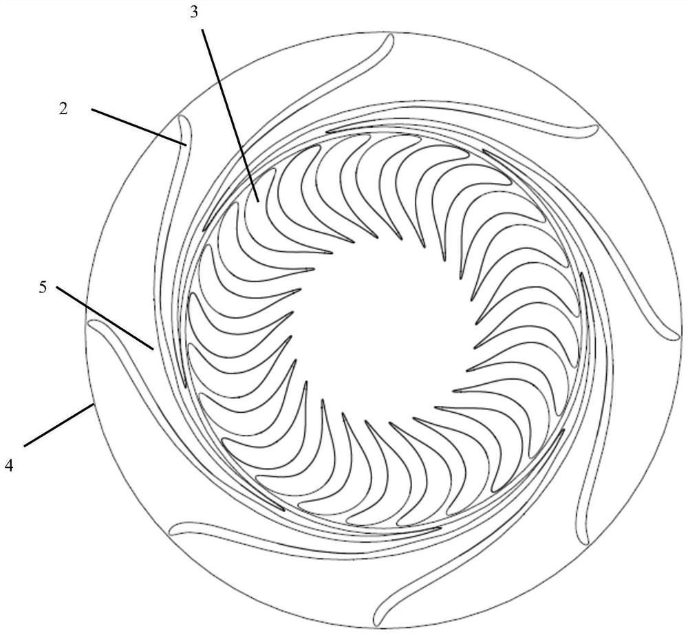 Pure radial supersonic micro-turbine structure with air bearing