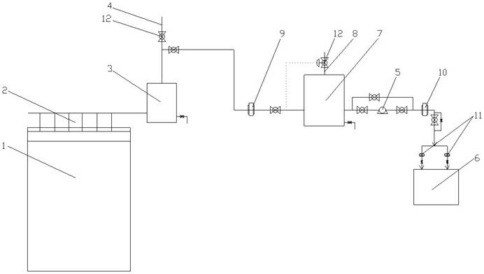 Methane gas recovering system for anaerobic reactor