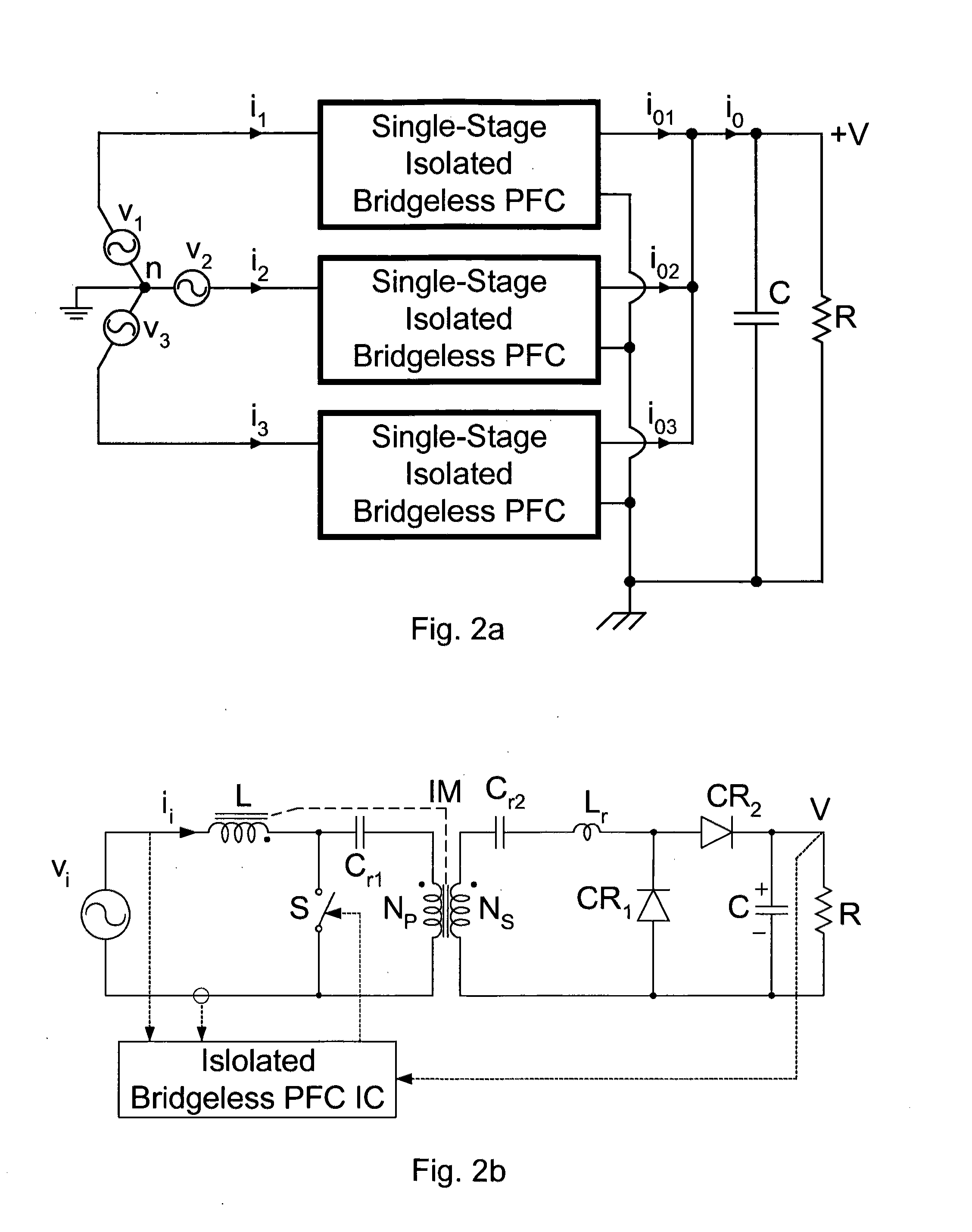 Three-phase isolated rectifer with power factor correction