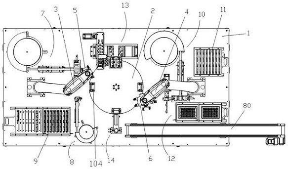 Semiconductor double-optical-filter switcher assembling equipment based on AA manufacturing procedure