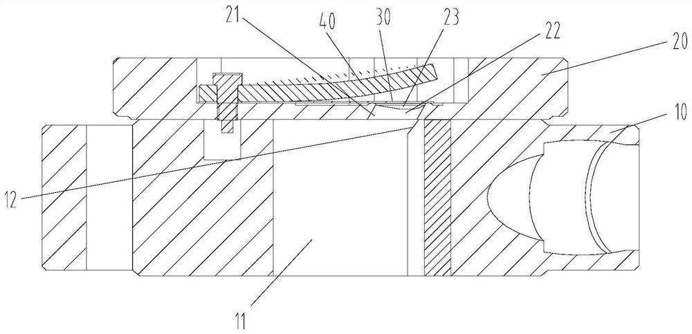 Exhaust structure and compressor