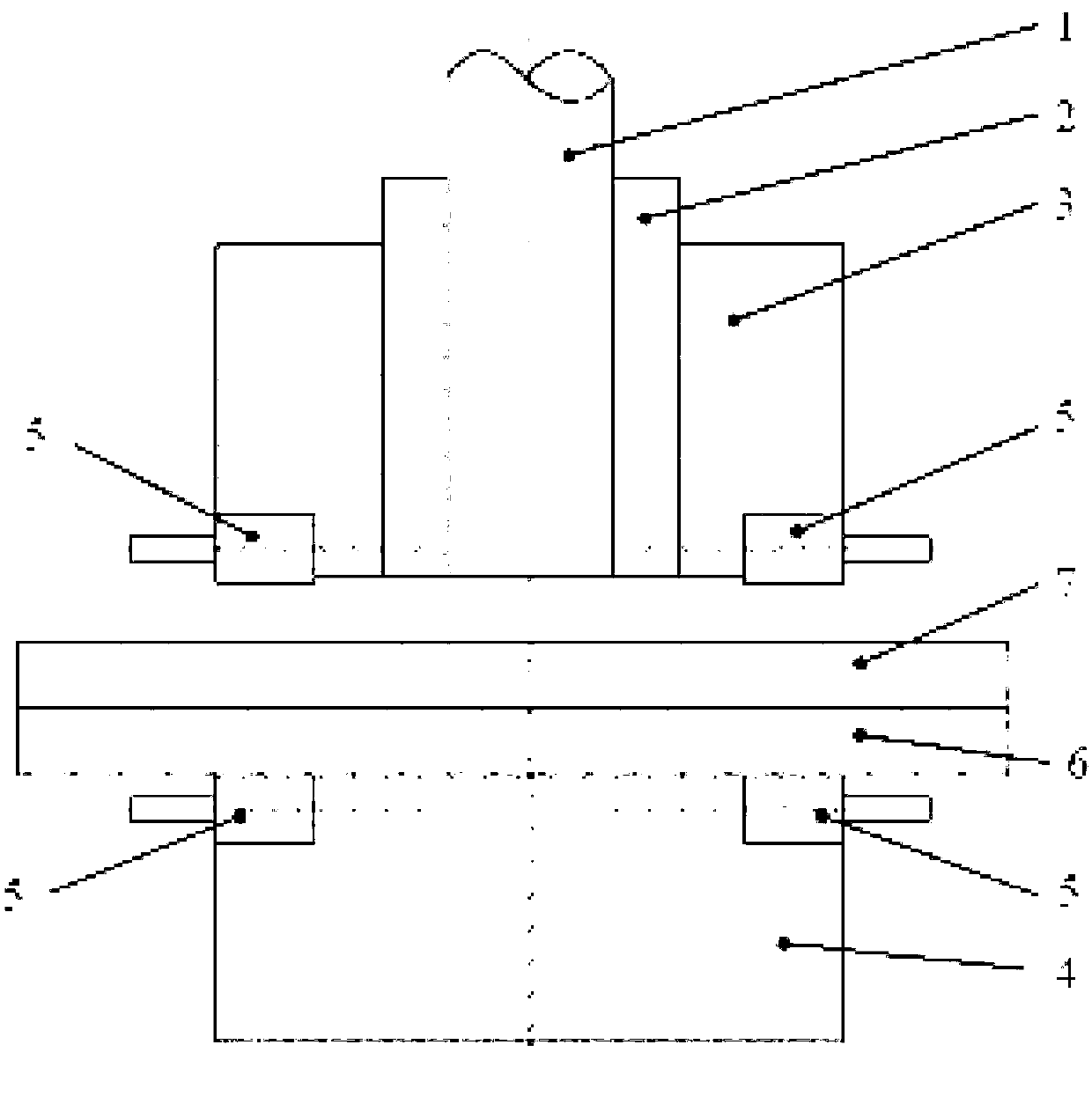 Electro-plastic friction stir spot welding device and method thereof