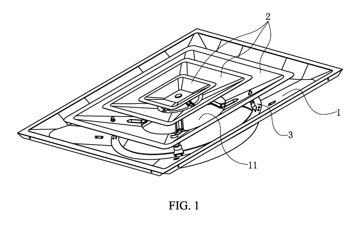 Retractable structure for air-conditioning vent