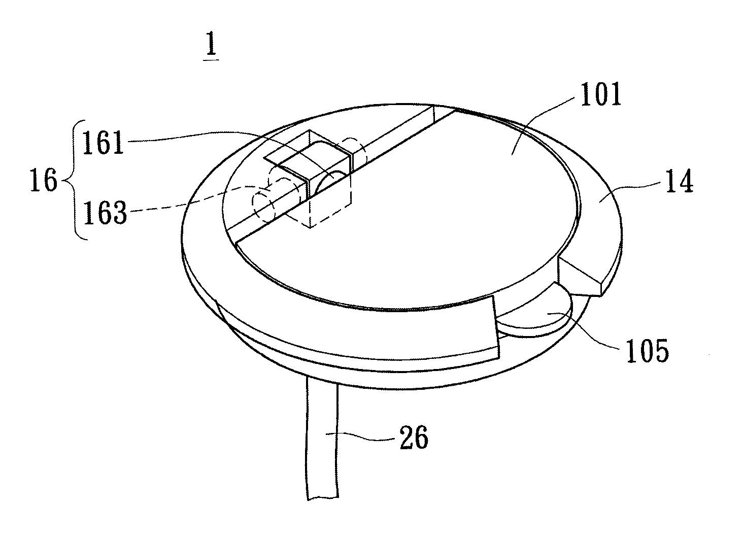 Concealed socket capable of rolling towards multi-directions