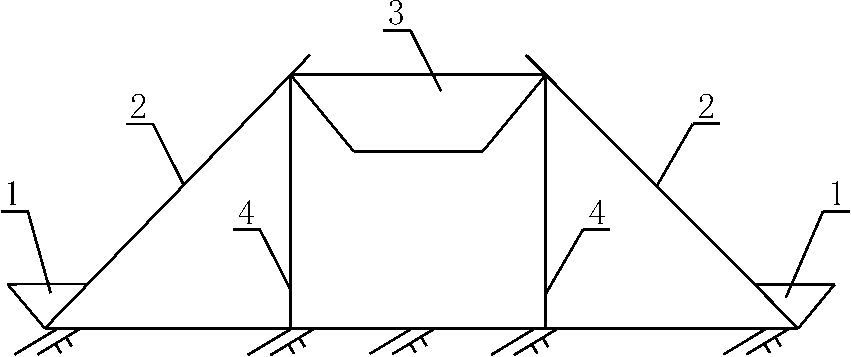 Method for processing soft soil foundation with environment-friendly light pile