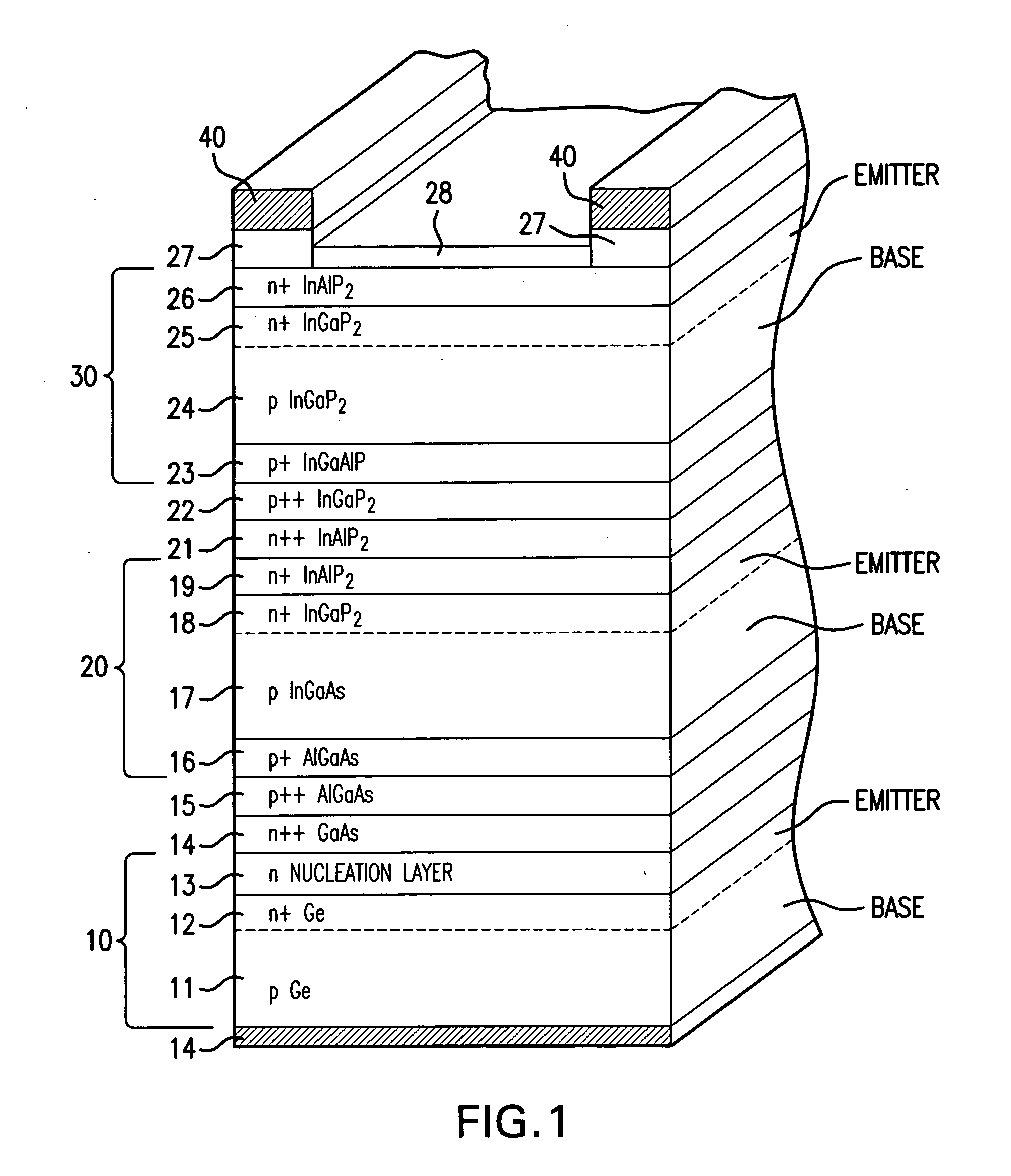 High concentration terrestrial solar array with III-V compound semiconductor cell