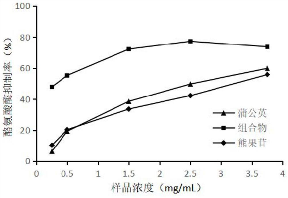 Antioxidant whitening cream containing dandelion and tea extract and preparation method of antioxidant whitening cream