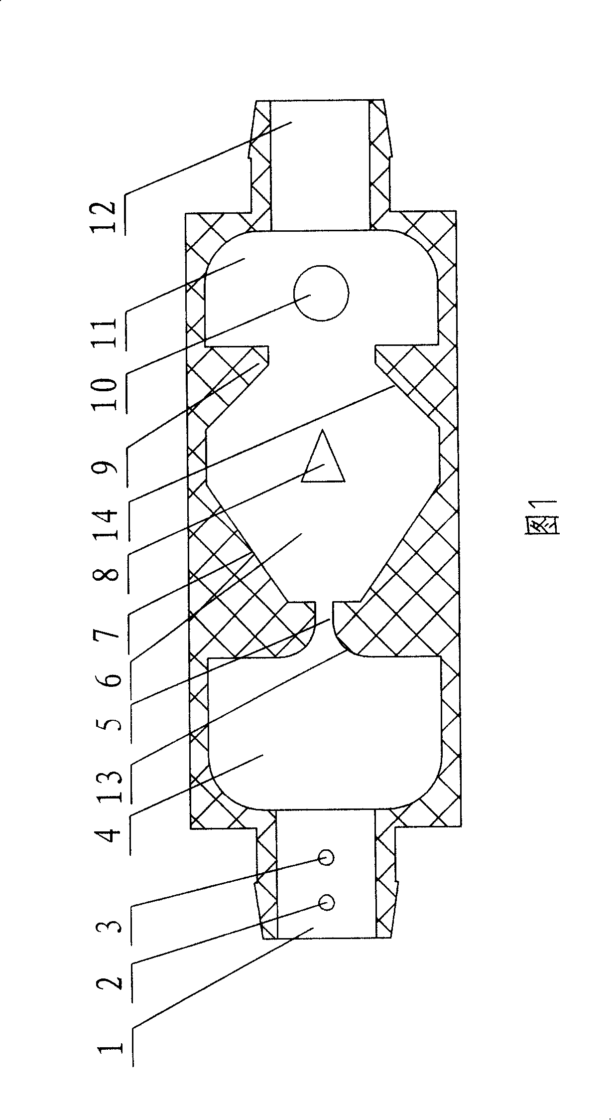 Integral flux, wind velocity sensor