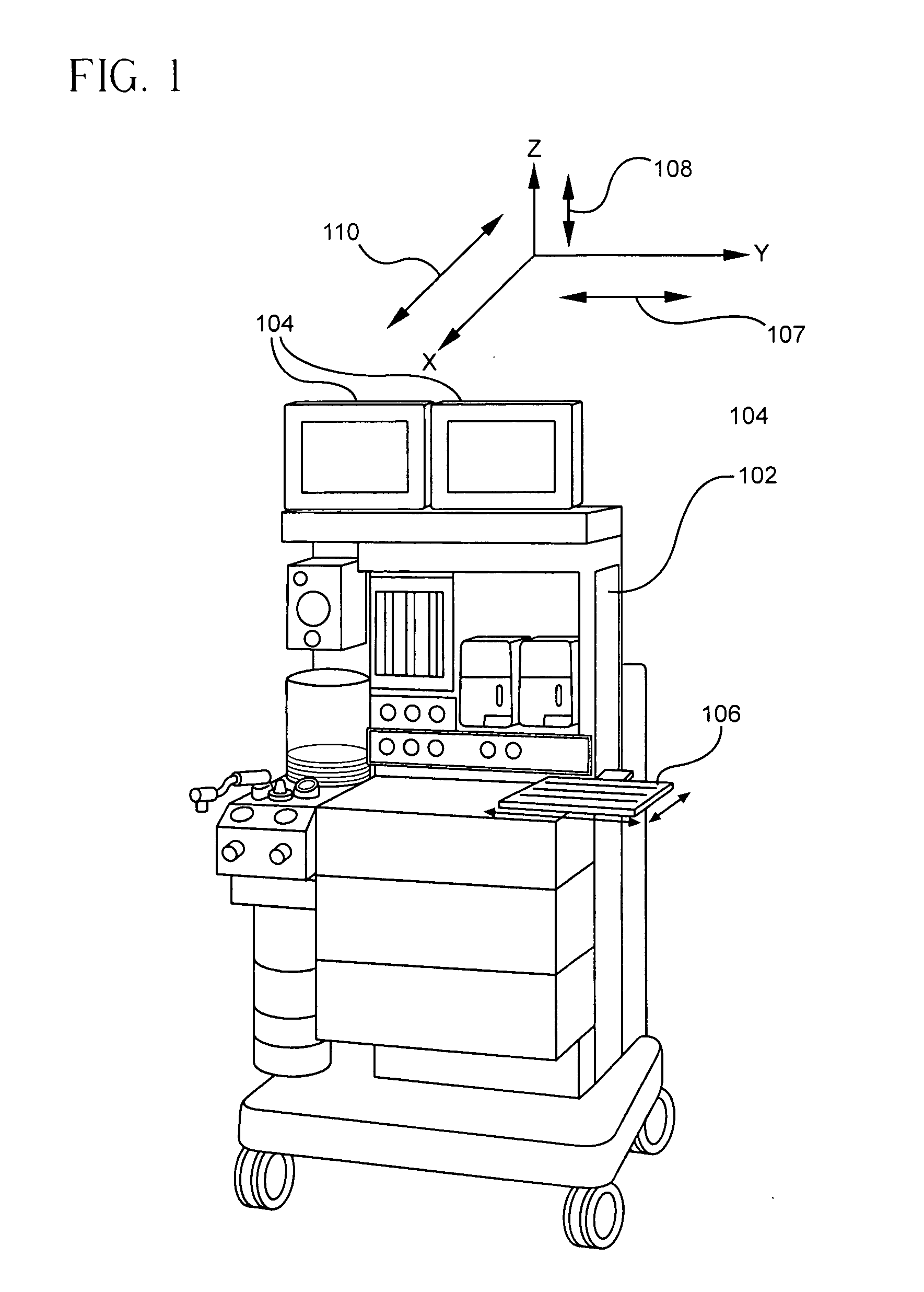 Integrated anesthesia machine