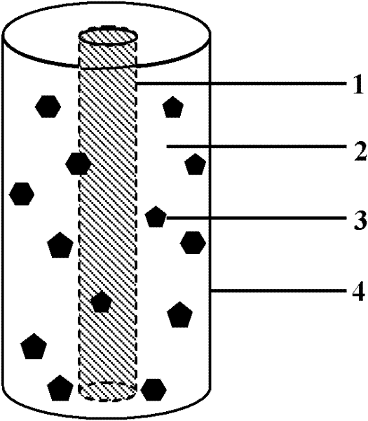 Flicker-wavelength-shifting optical fiber and fast neutron conversion screen