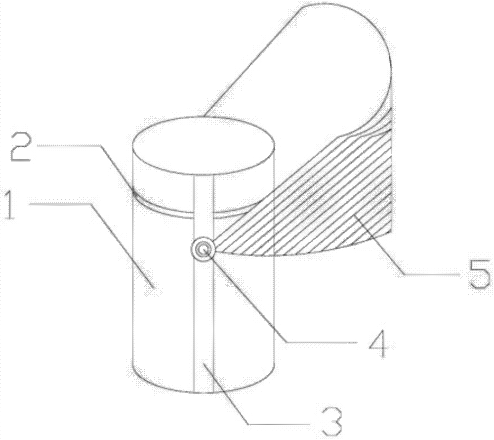 Novel splash-proof barrel with foldable covers