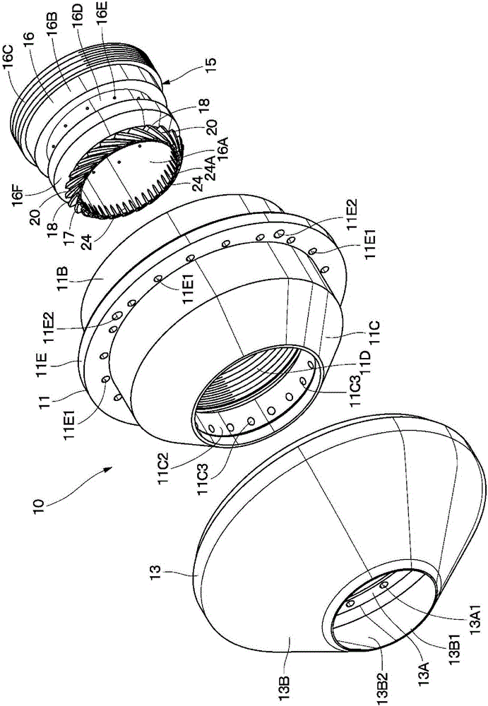 Coating machine having rotary atomizing head