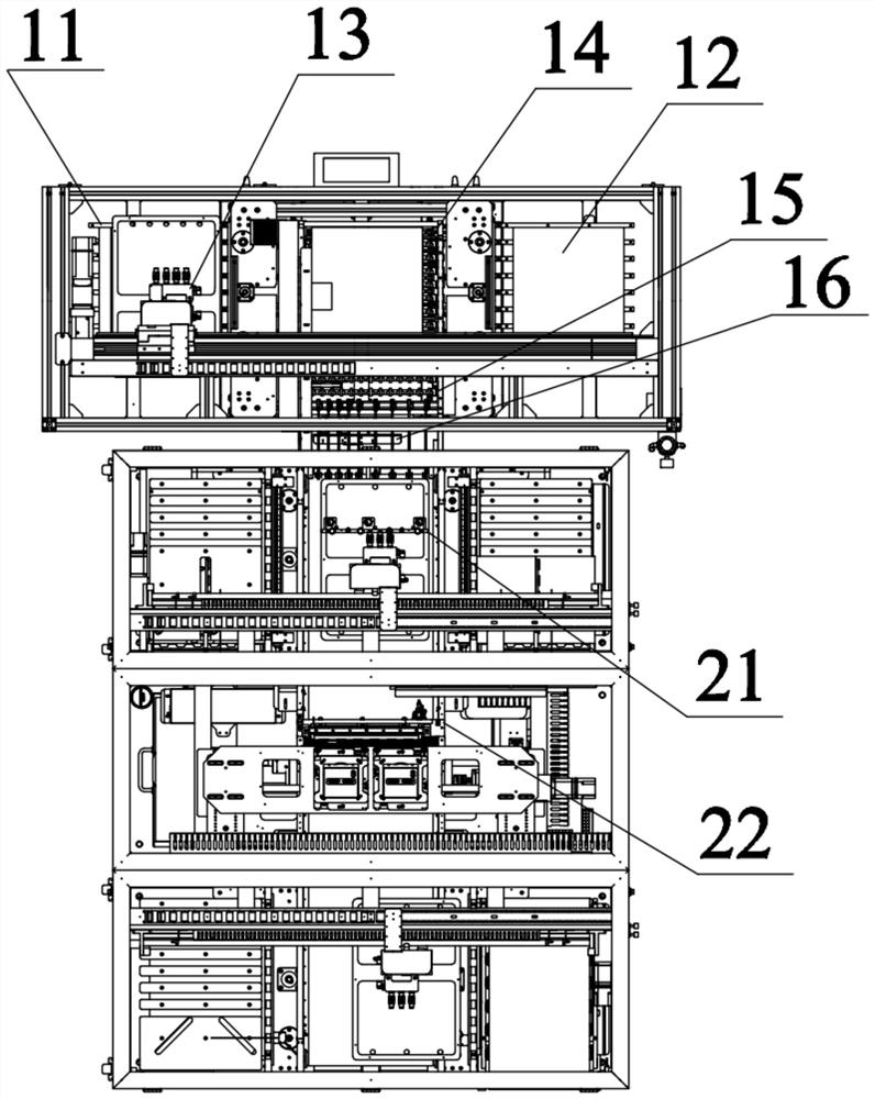 A material transmission method, transmission device, transmission system and readable storage medium