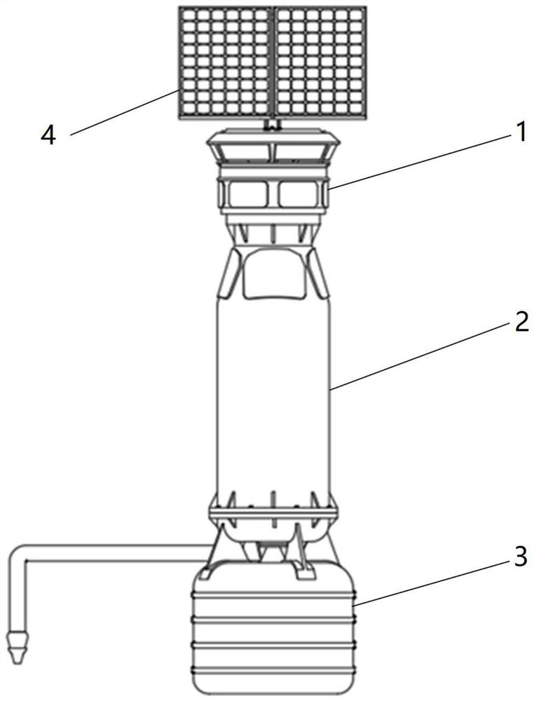 Semiconductor-based cooling condensation vegetation drip irrigation device