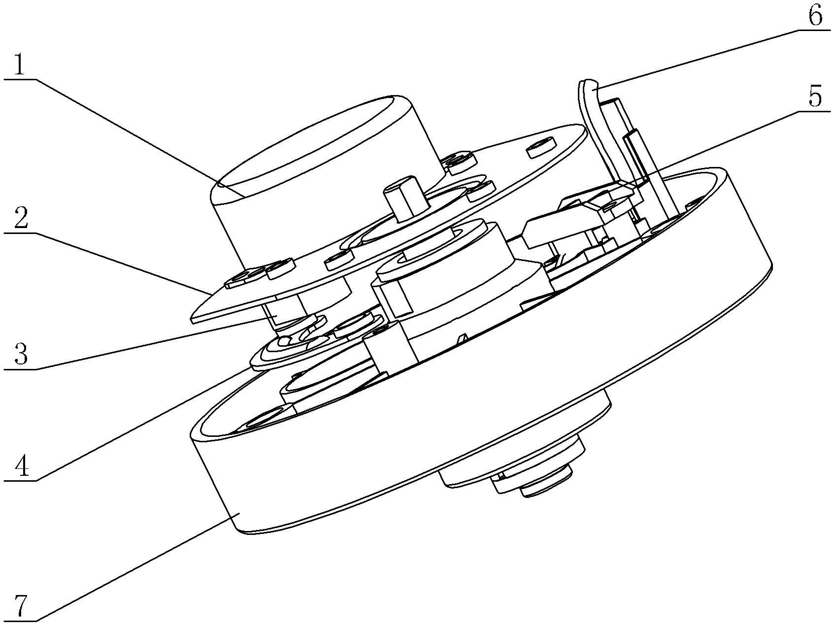 Oscillating mechanism for fan heater