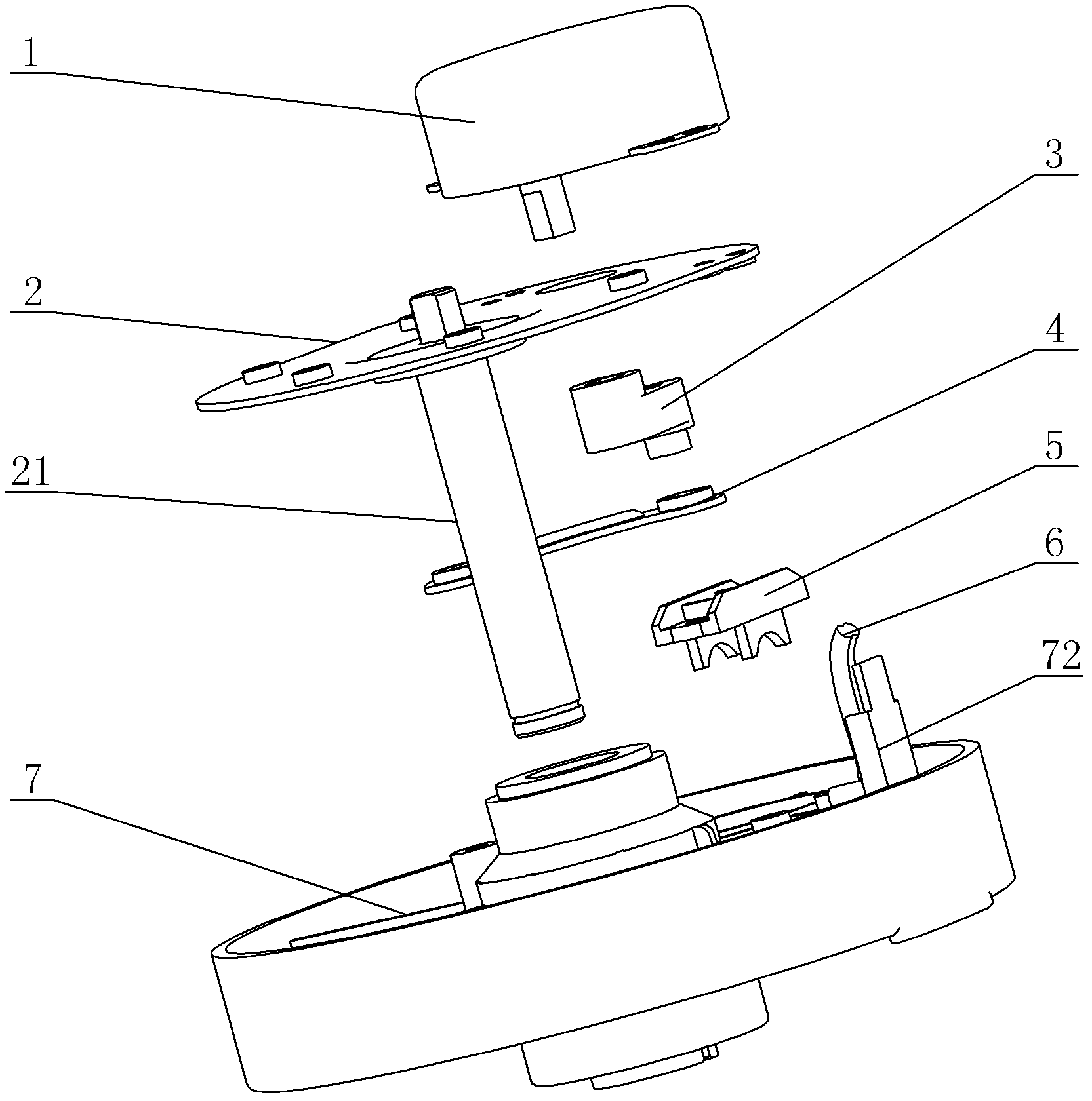 Oscillating mechanism for fan heater