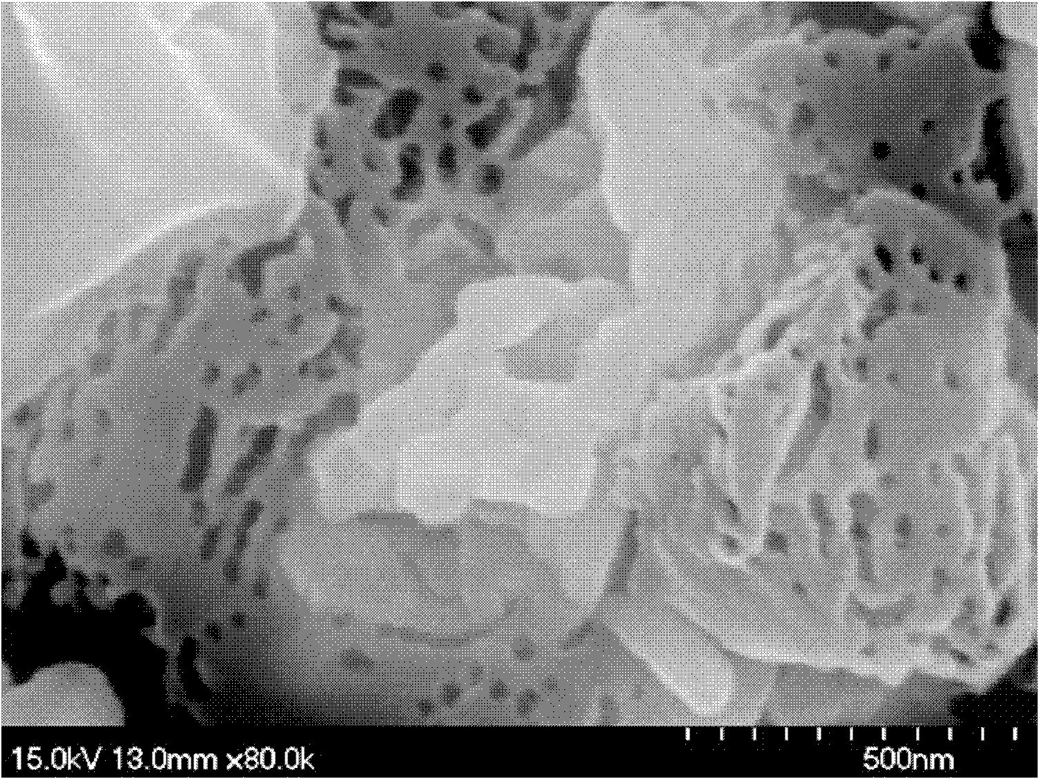 Preparation method of wolfram carbide-carbon (WC-C) composite material with large specific surface area