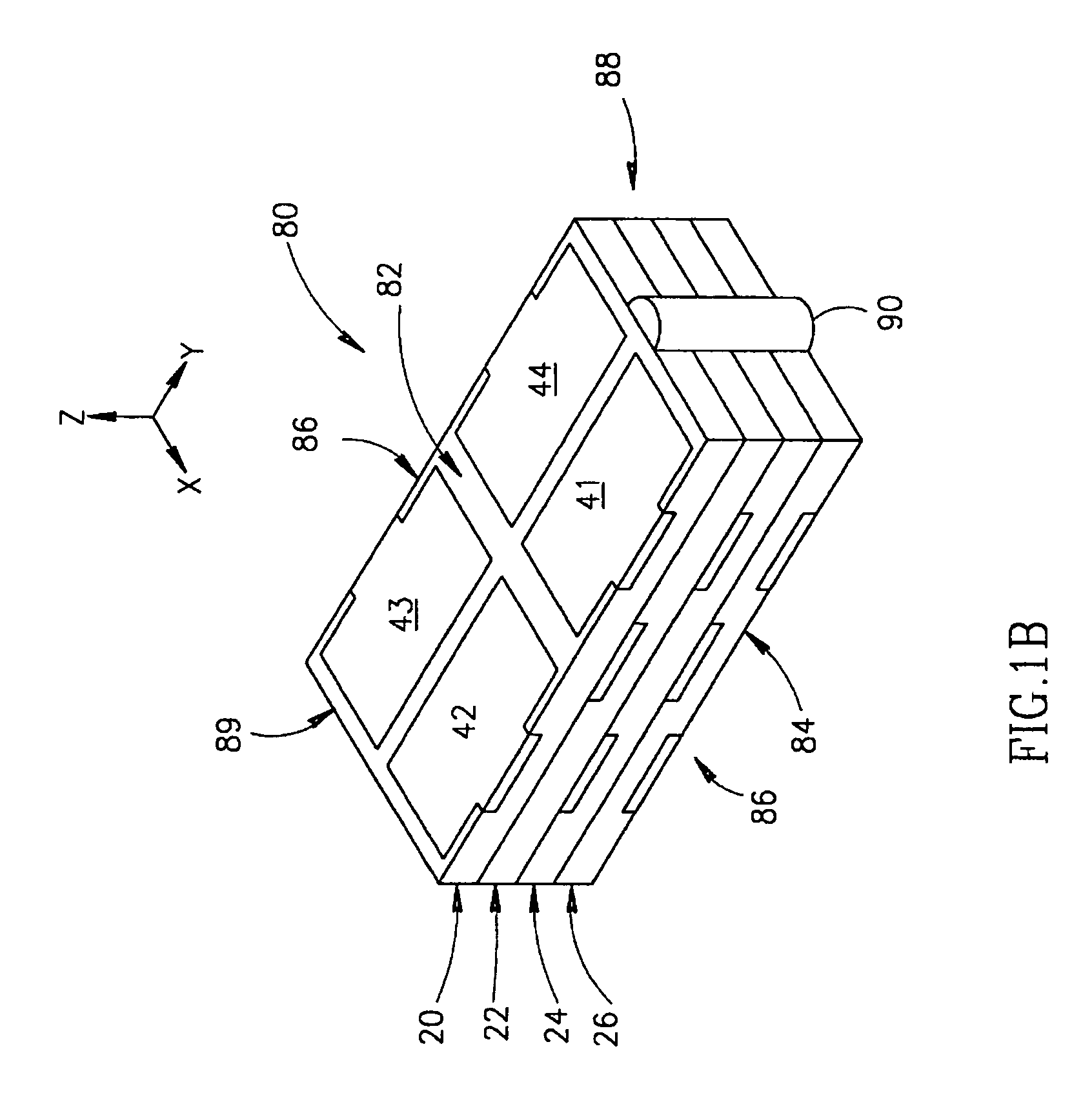 Multilayer piezoelectric motor