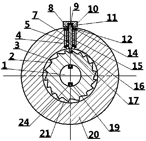 Improved type shockproof self-locking bolt