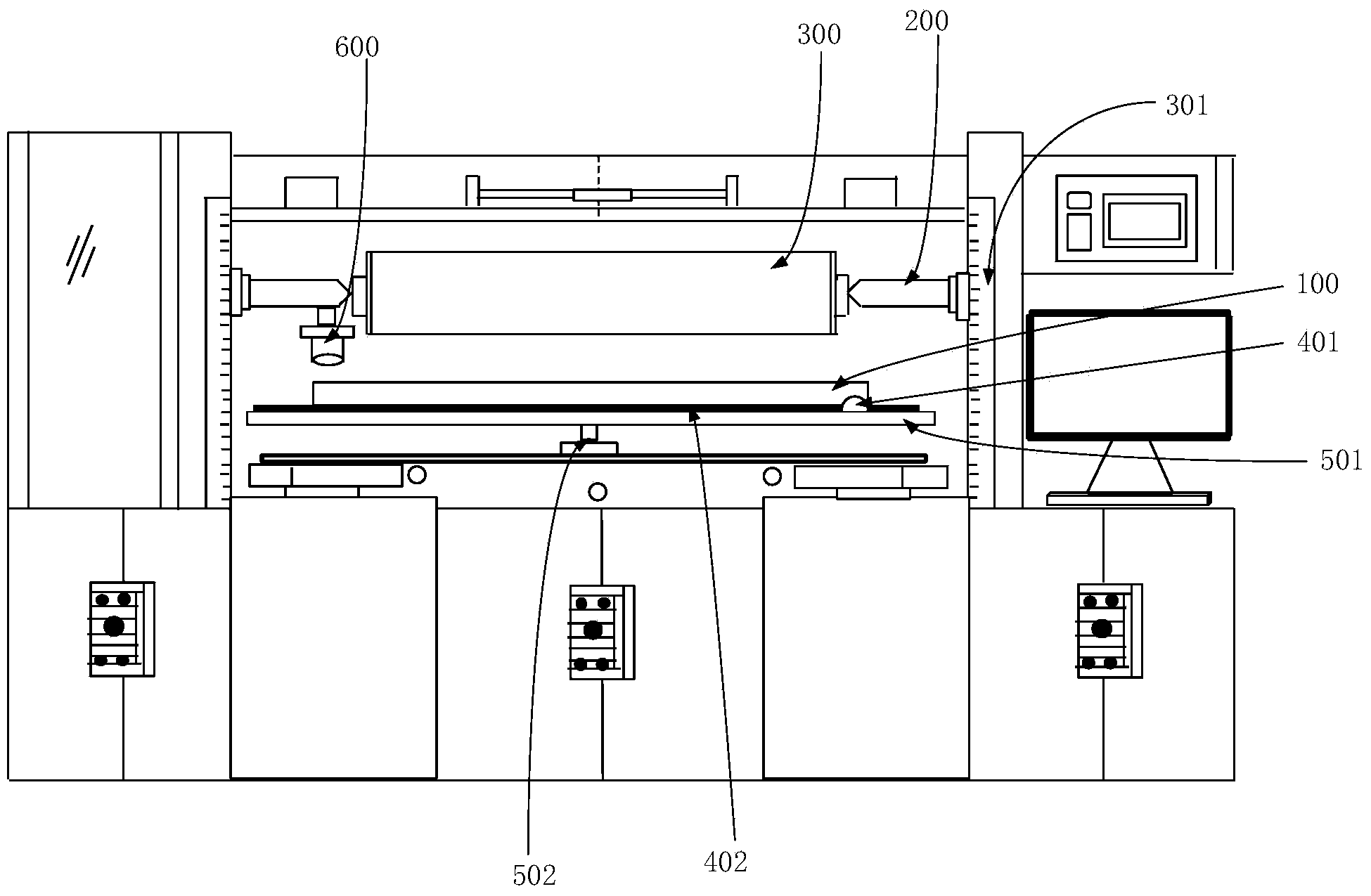 Cloth attaching machine