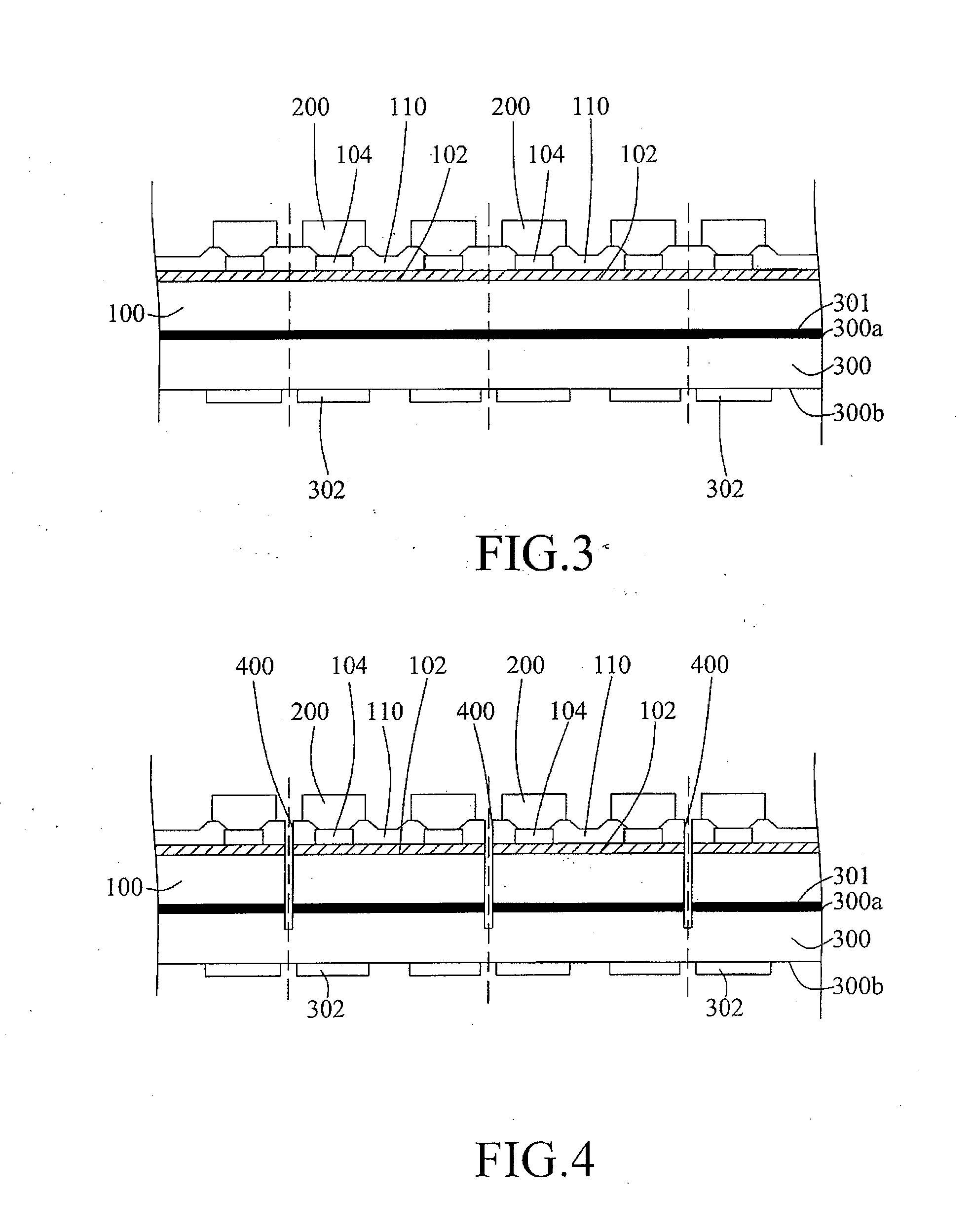 Package structure for integrated circuit device and method of the same