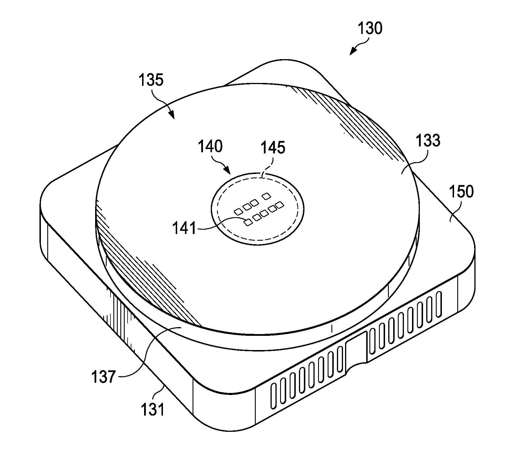 Rotatable Wall-Mounted Thermostat Having a Leveling Feature