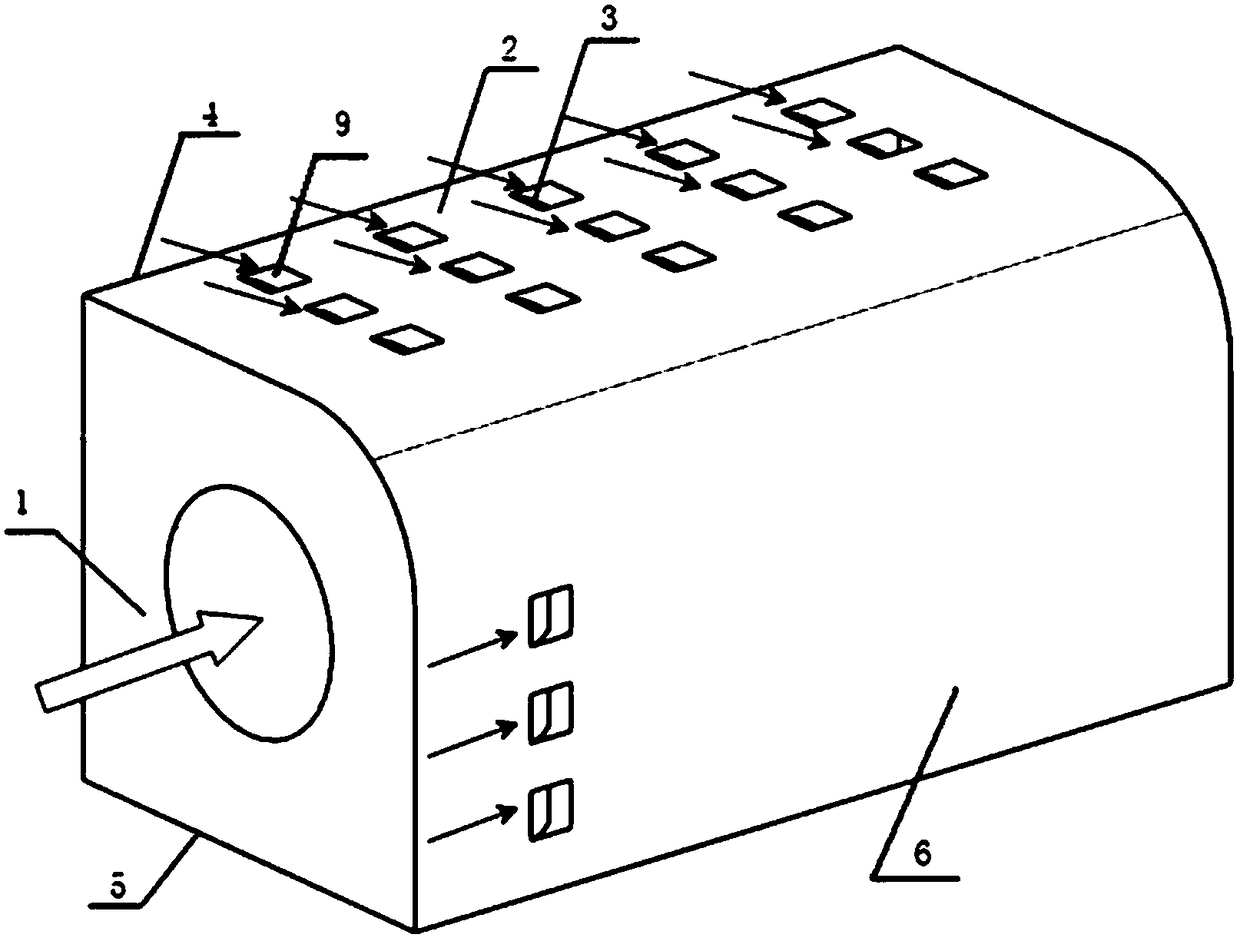 A core nacelle for cooling air intake self-regulating helicopter engine based on one-way memory alloy