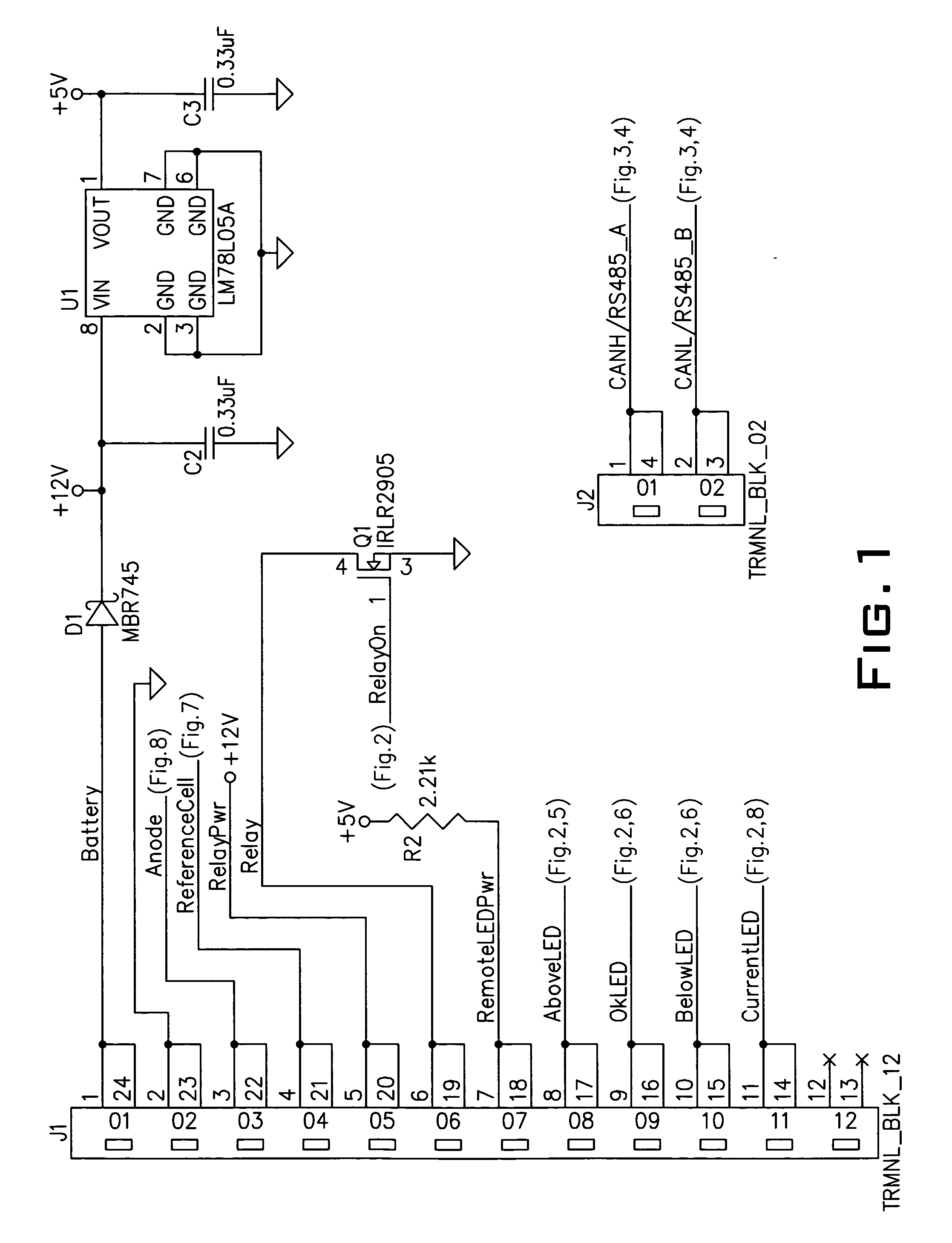 Marine vessel corrosion control system