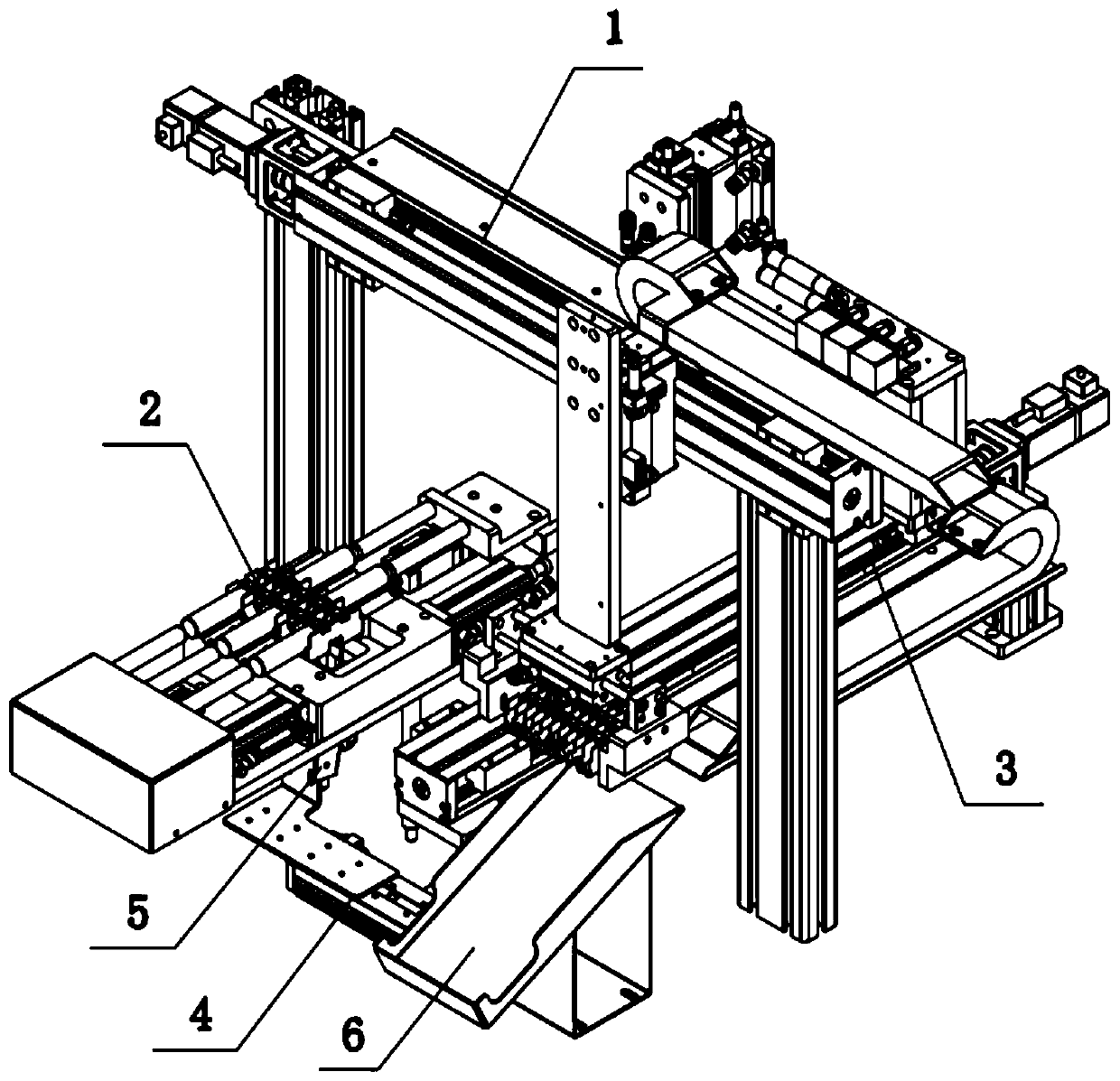 Code scanning device for battery separation and assembly