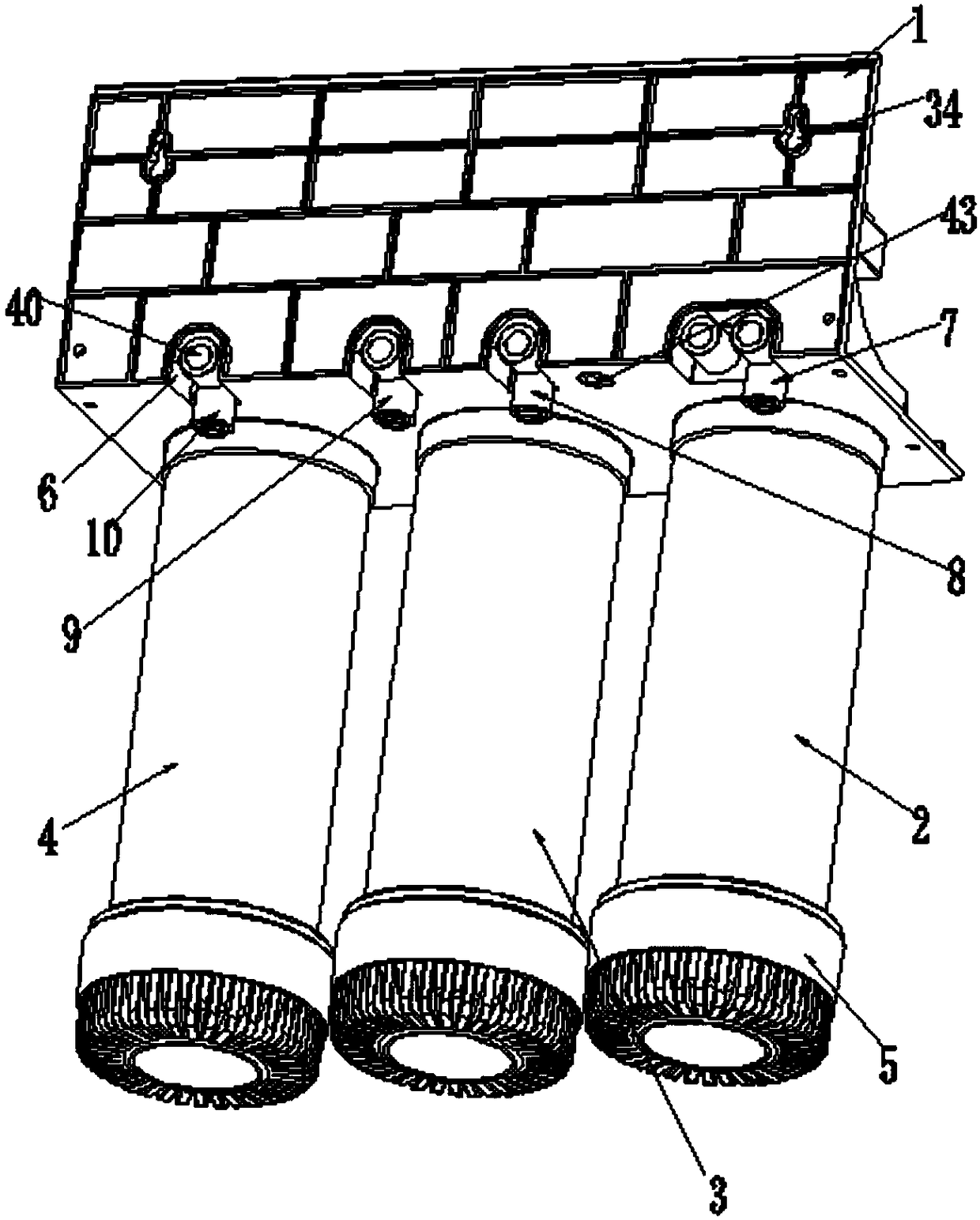 Kitchen integrated waterway water purification equipment