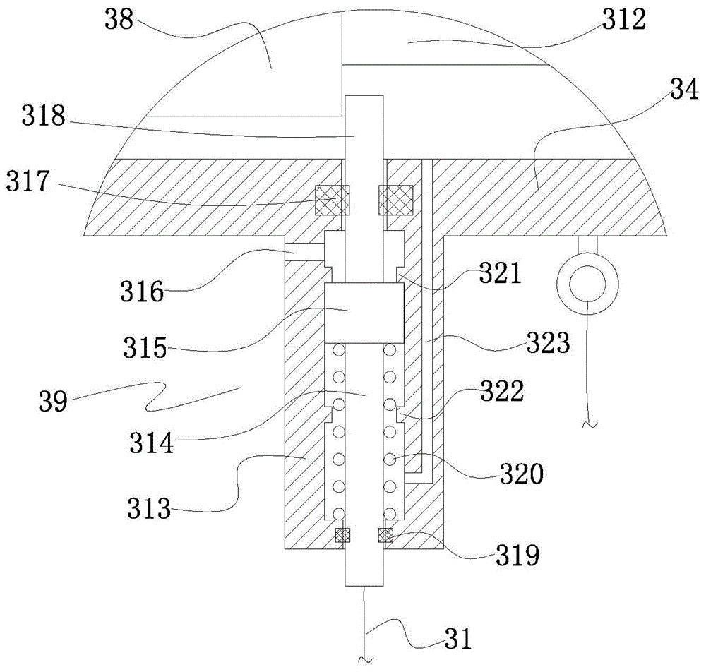 Trigger floating type water sampling device