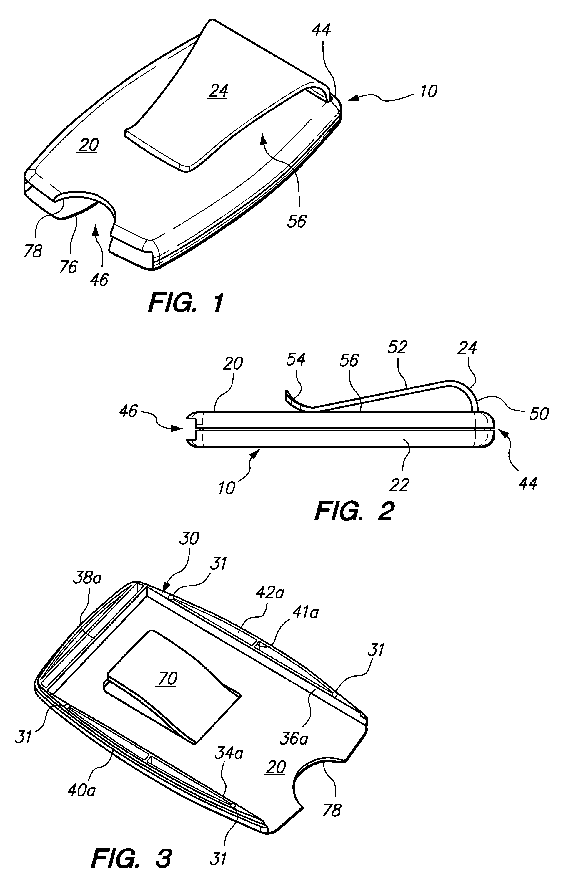 Card-holding and money clip device