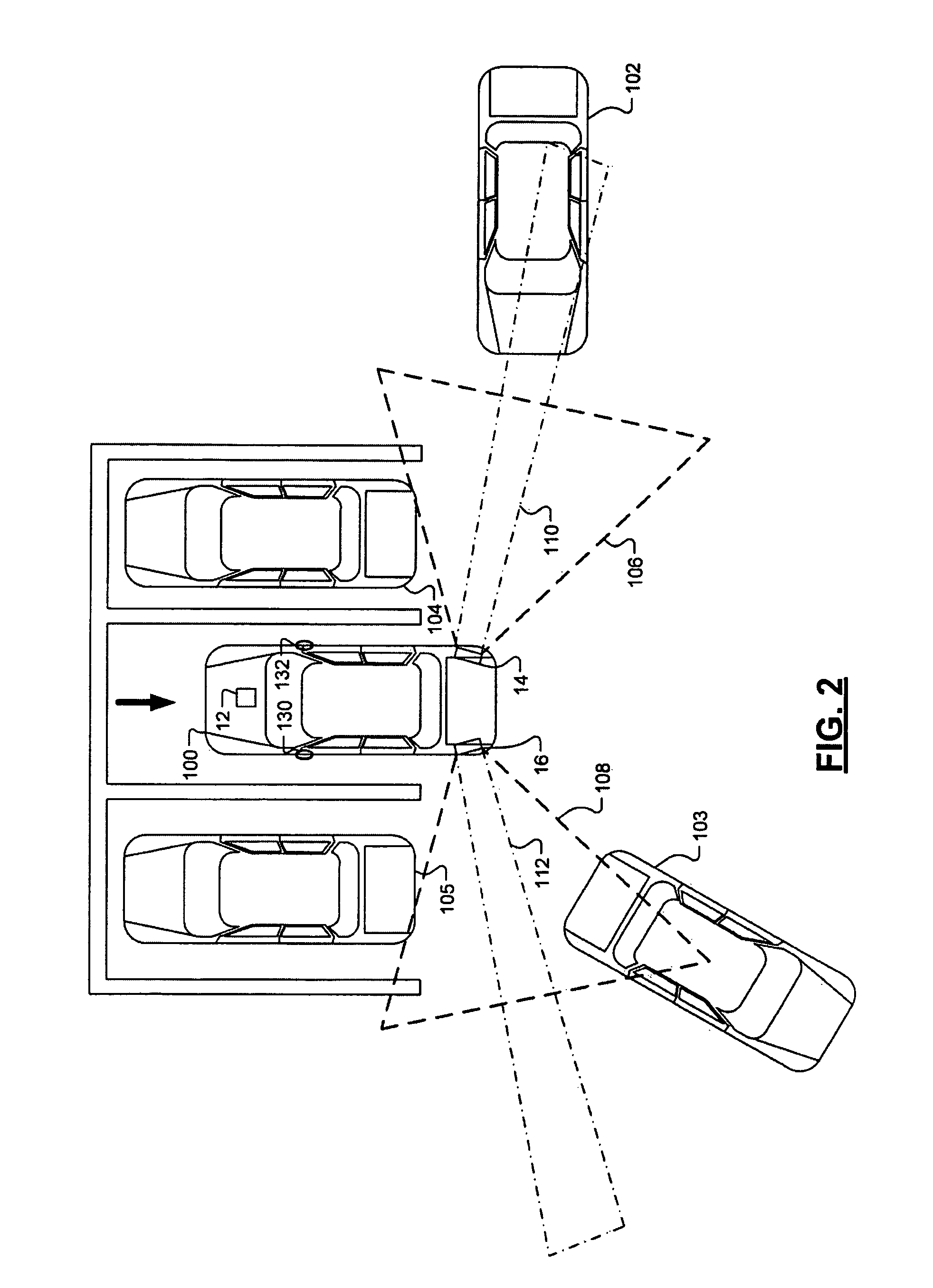 Dual mode vehicle blind spot system