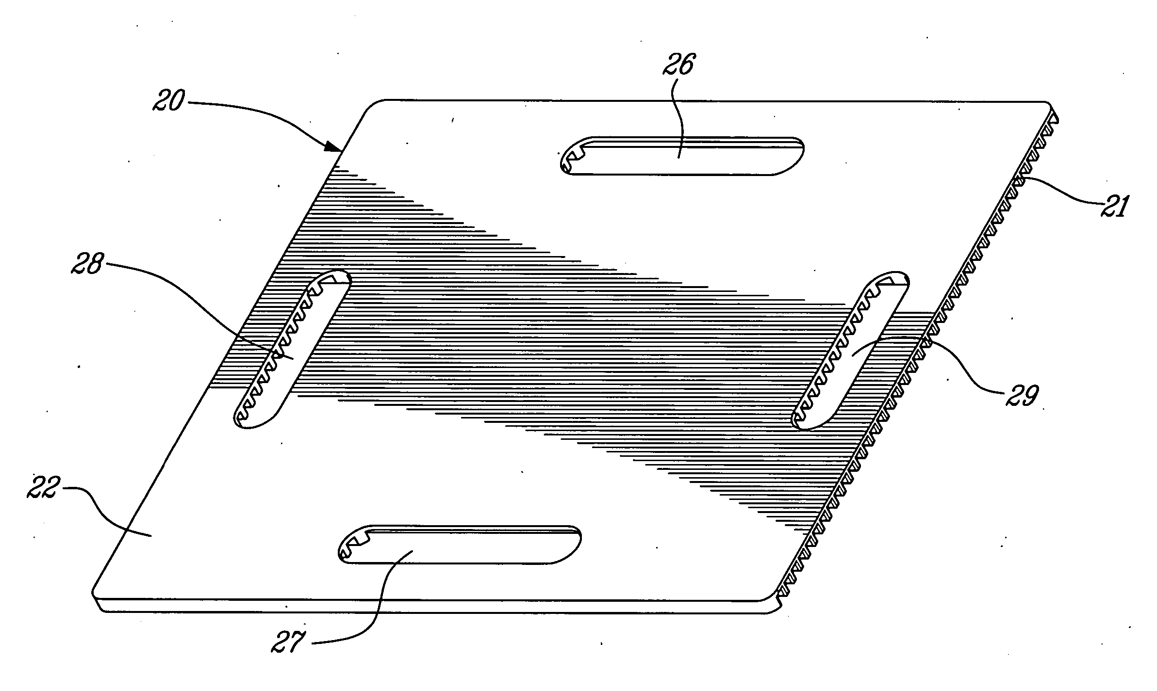 Portable rest device for laptop computer