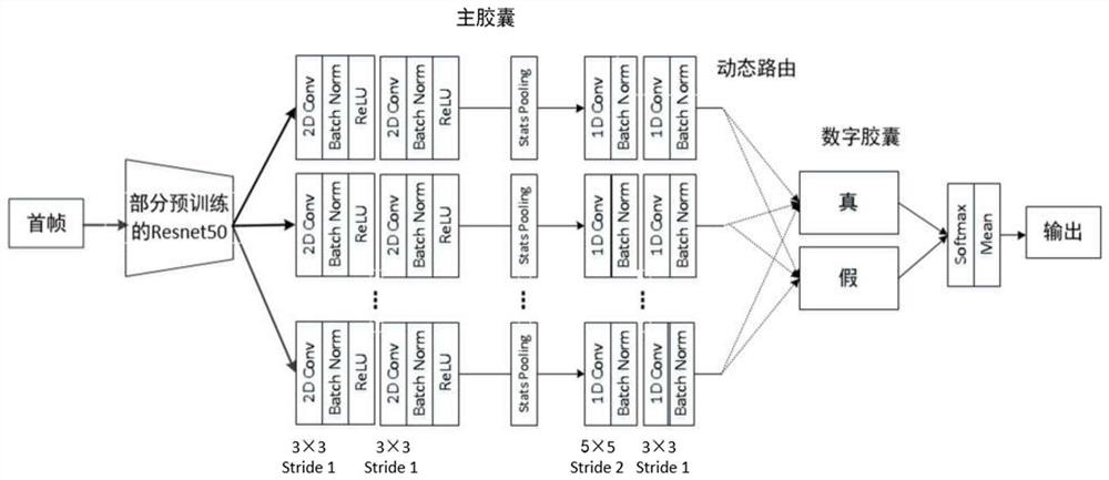 Deepfake video detection method based on image group and two-stream network